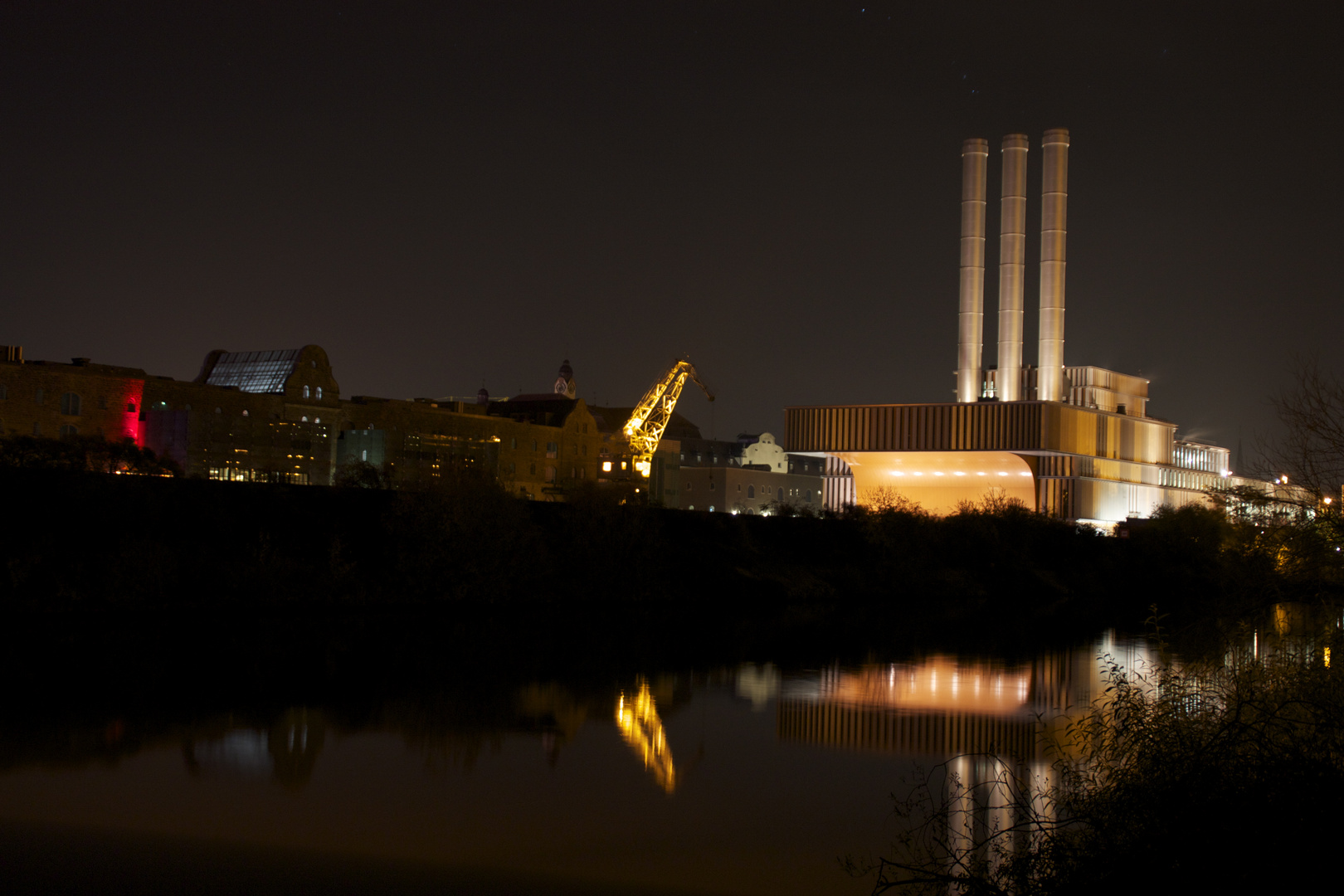 Der Alte Hafen bei Nacht