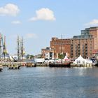 Der Alte Hafen in Wismar während des Hafenfestes 2018