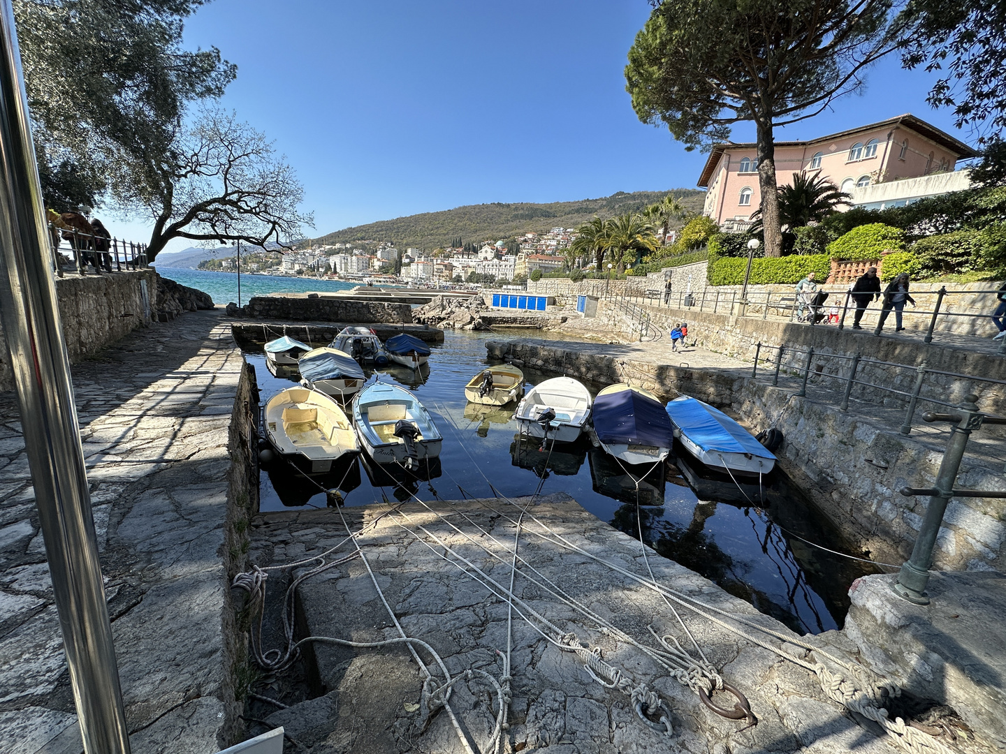 Der alte Hafen von Opatija