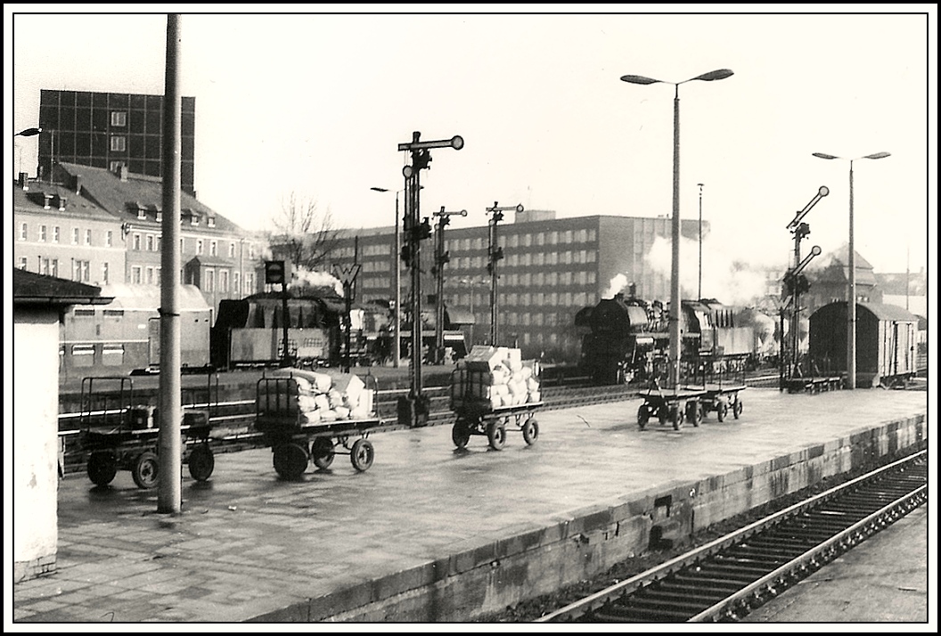 Der alte Hbf. Gera vor 32 Jahren oder ……..