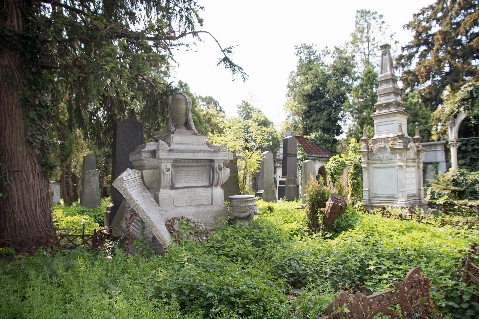 Der alte jüdische Friedhof in Wien ....