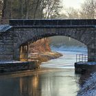 Der alte Kanal im Winter