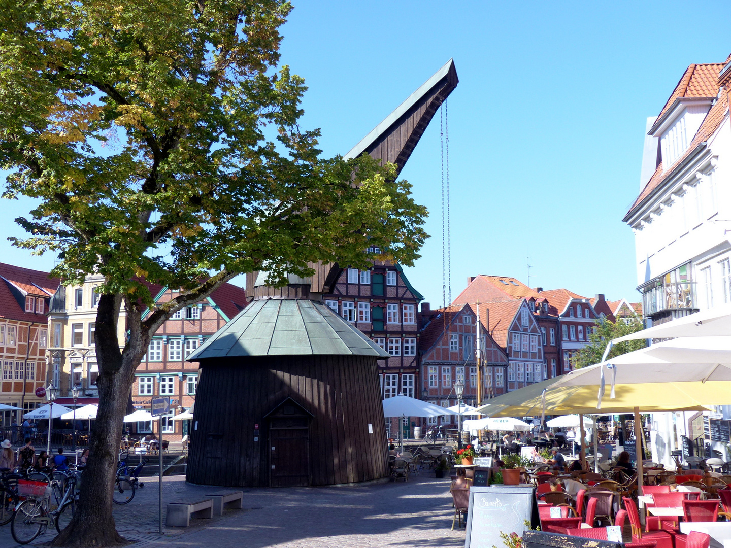 Der alte Kran in Stade