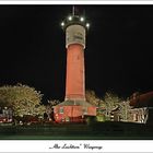 Der alte Leuchtturm auf Wangerooge bei Nacht!