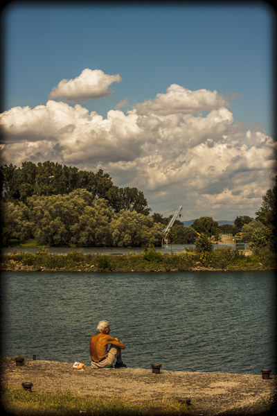 Der alte Mann und der Rhein...