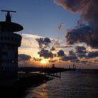 Der alte Radarturm nahe der Alten Liebe Cuxhaven