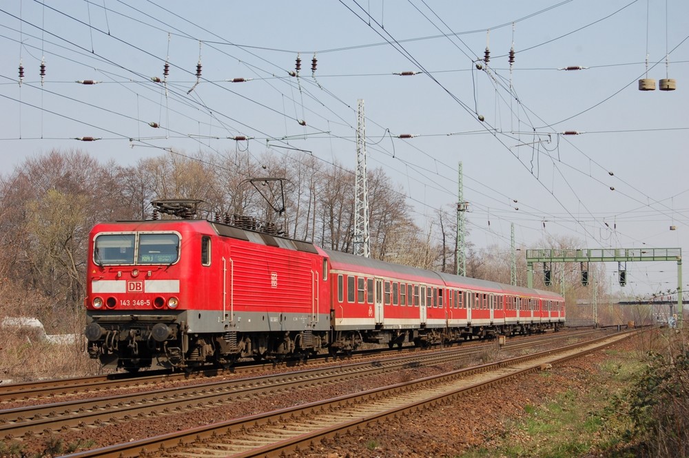 der "alte" RE 11 Frankfurt (Oder) - Cottbus