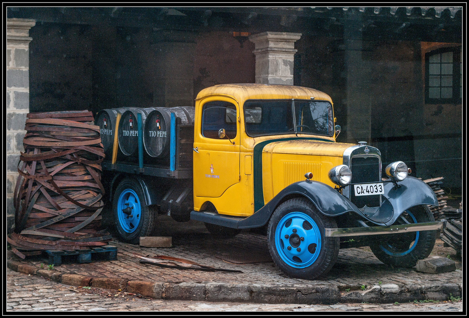 Der alte Sherry- Transporter.