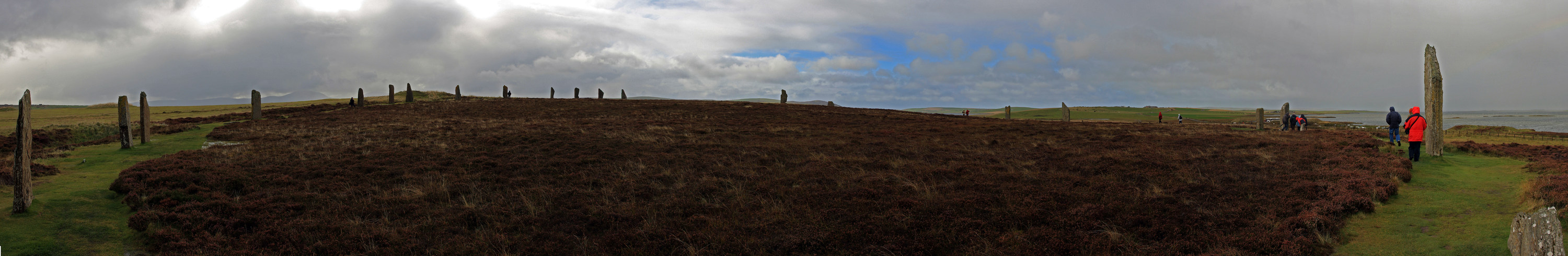 Der alte Steinkreis auf den Orkneyinseln