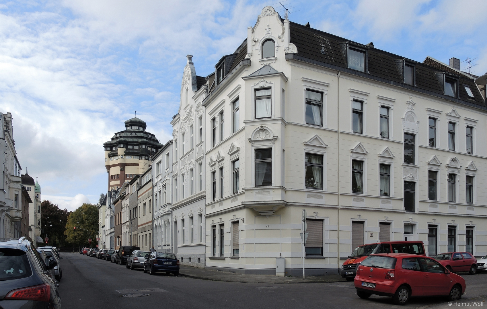 Der alte Wasserturm  im Herzen von Mönchengladbach 