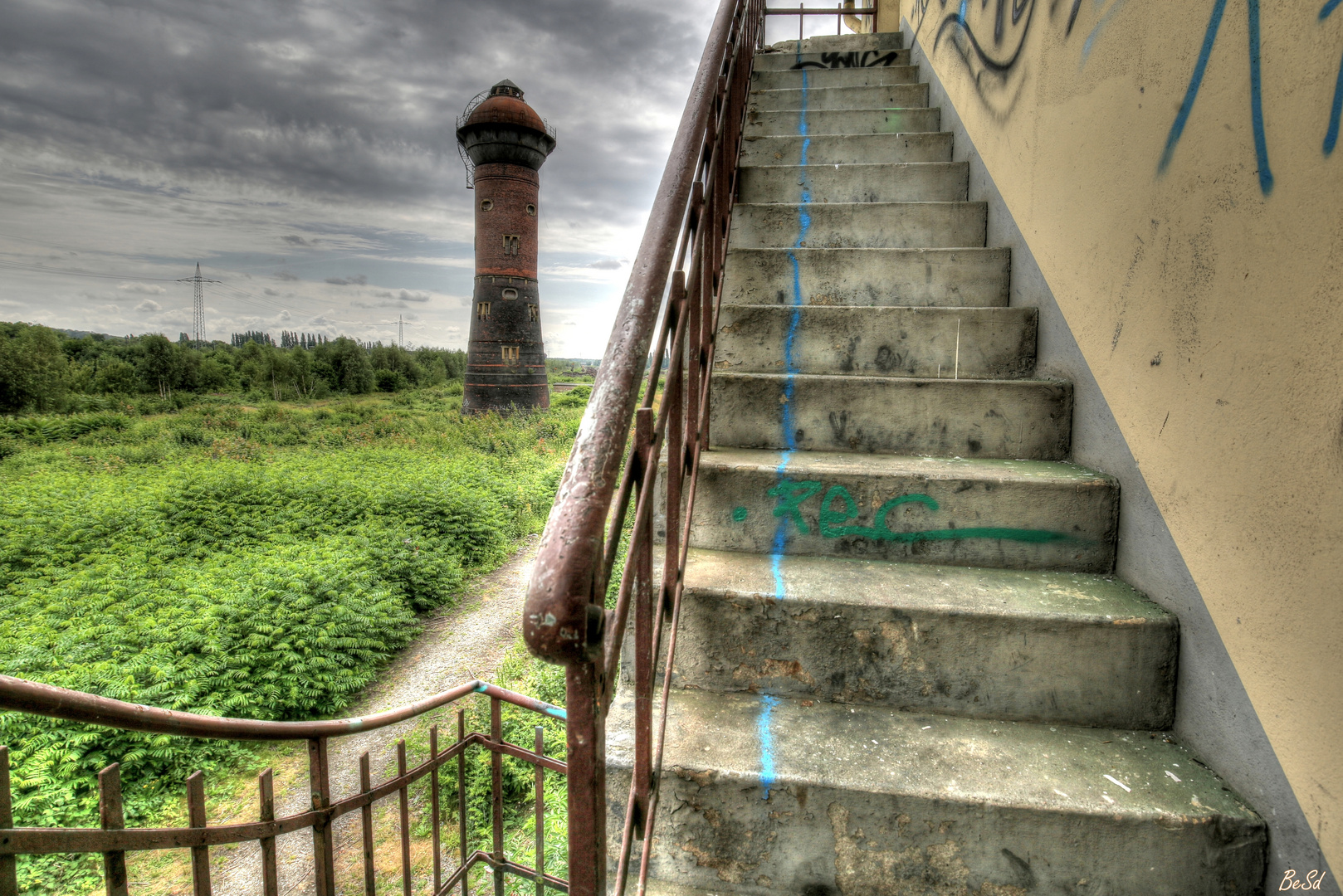 Der alte Wasserturm von 1912...