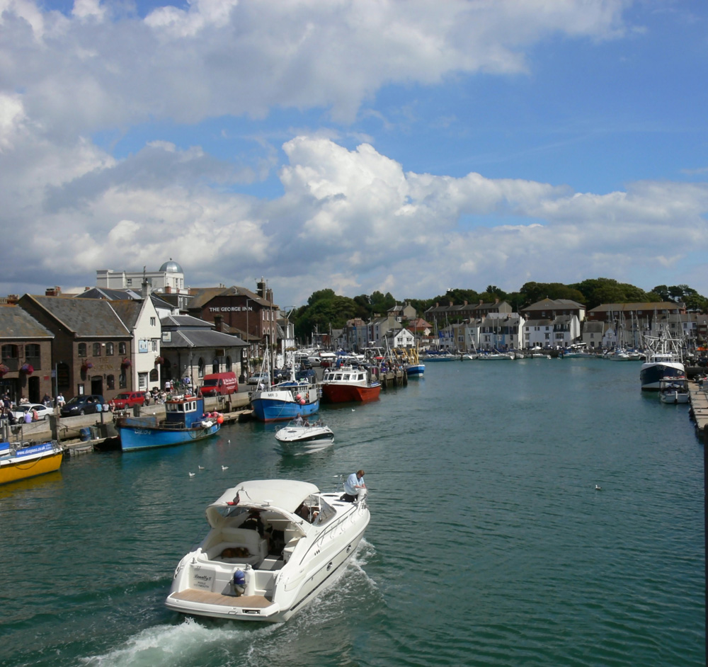 Der alte Yachthafen von Weymouth, Dorset