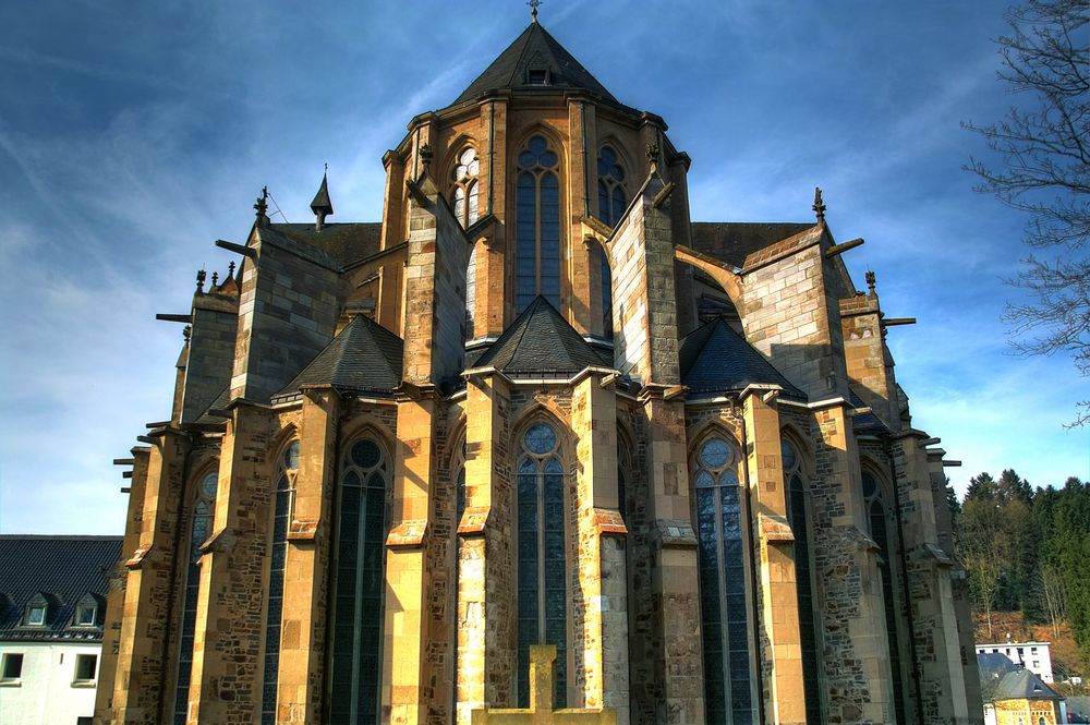 Der Altenberger Dom von hinten