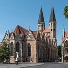 Der Altstadtmarkt in Braunschweig mit Martinikirche