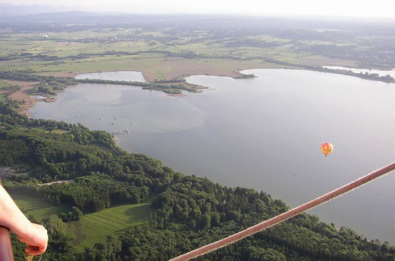 Der Ammersee mal von einer Ballonsicht