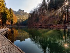 Der Amselsee im Morgenlicht