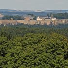 Der "andere Blick" auf die Festung Königstein in der Sächsichen Schweiz...