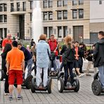 Der Anfang einer Segway-Besichtigungstour