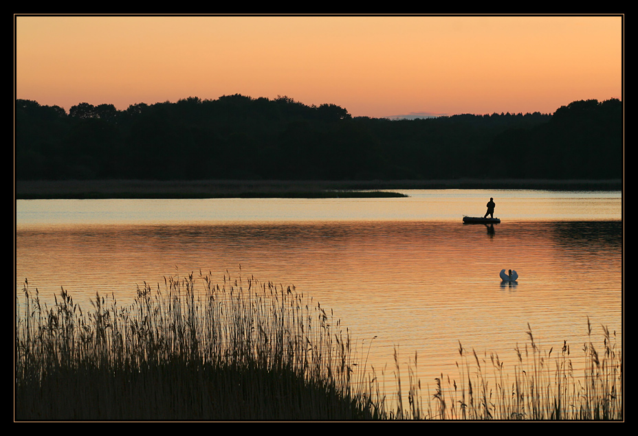 Der Angler am Wreechensee