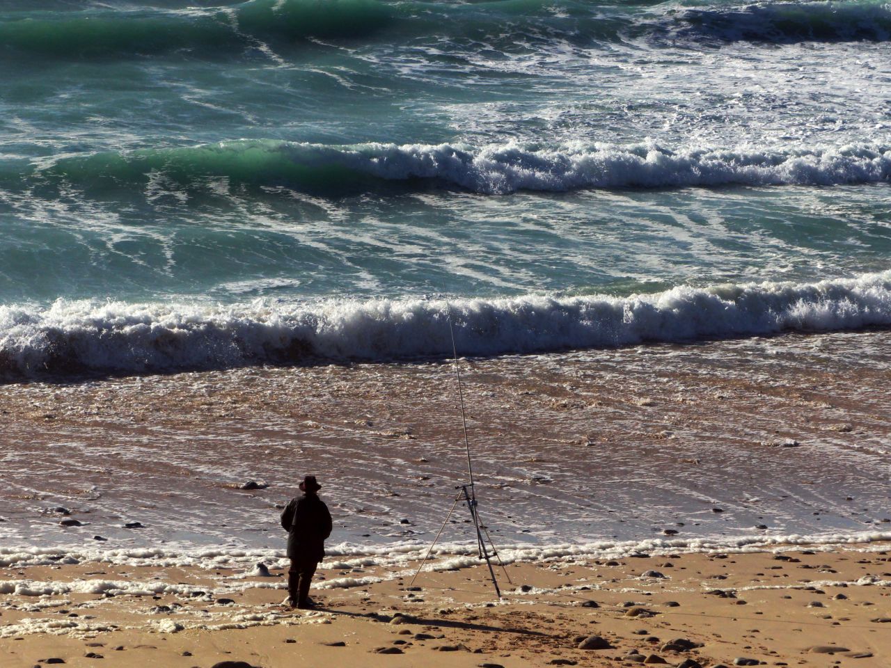 Der Angler im November