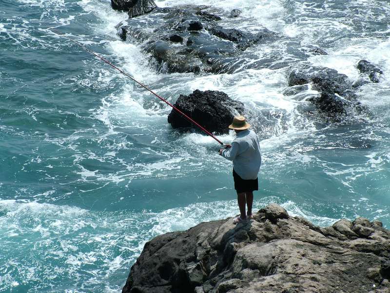 Der Angler und das Meer