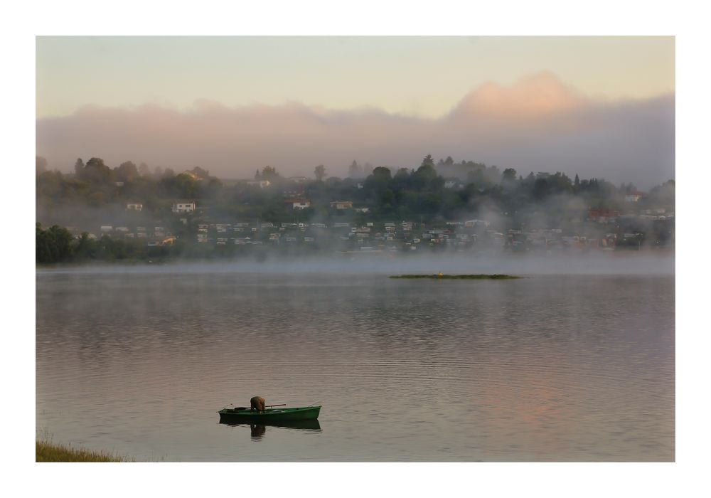 Der Angler und der Nebel