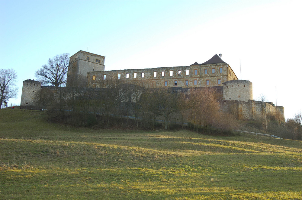 Der Anstieg zur Giechburg (Scheßlitz)