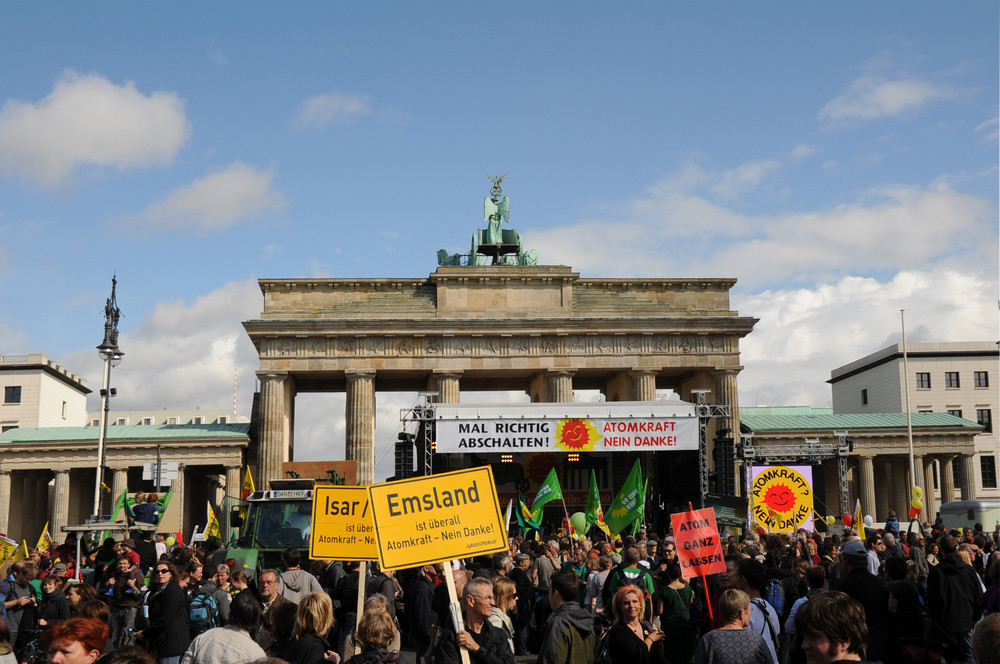 Der Anti-Atom-Treck in Berlin