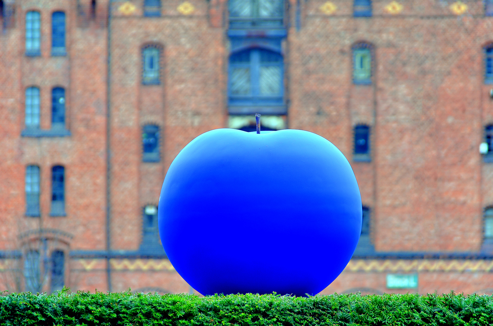 Der Apfel in der Speicherstadt