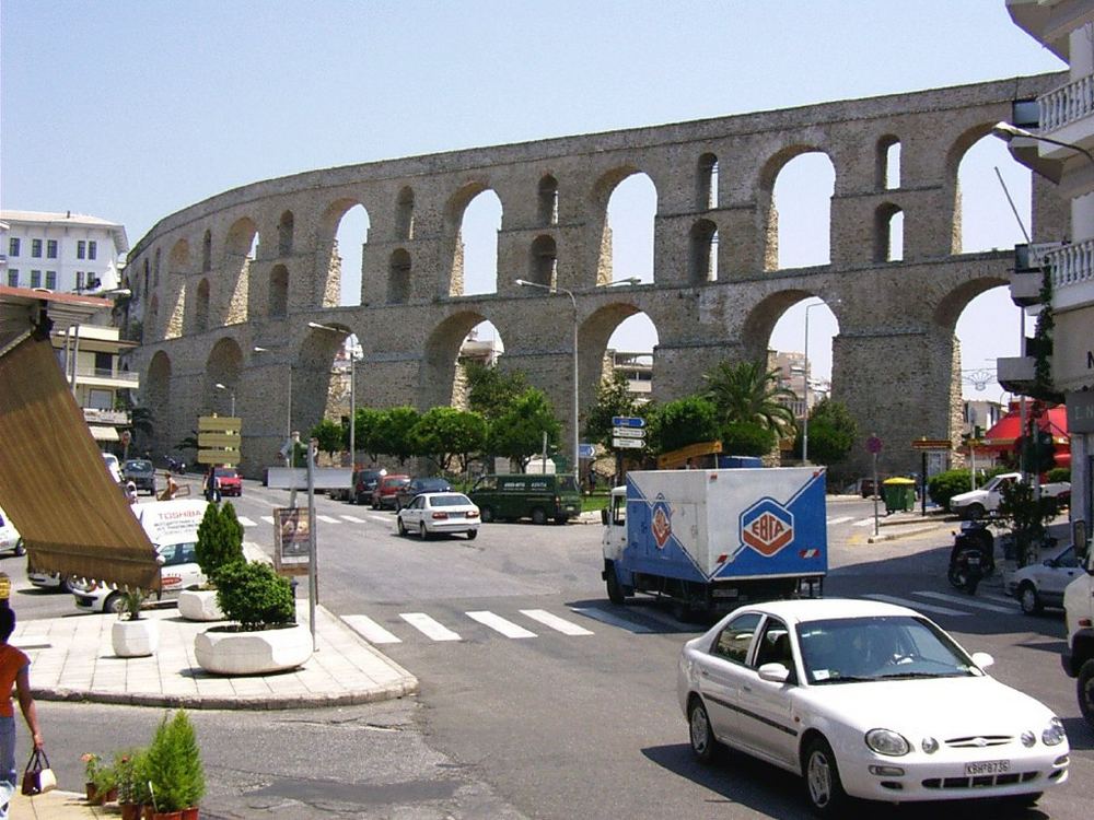 Der Aquadukt in Kavala