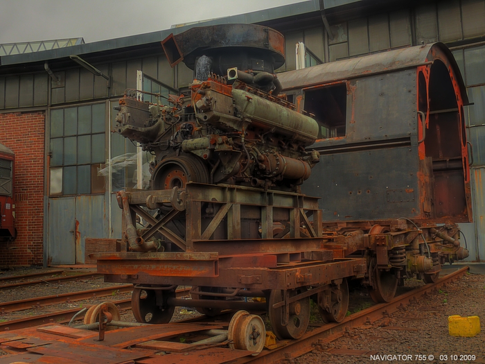 Der Arbeitsplatz von Herrn Rost. / HDR