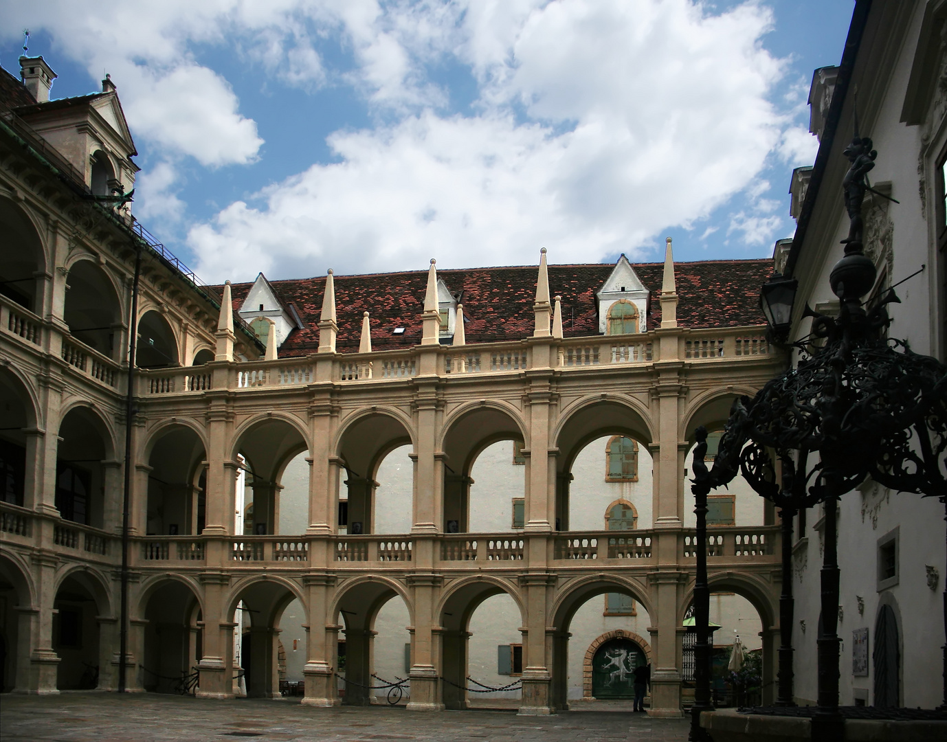 Der Arkadenhof im Grazer Landhaus