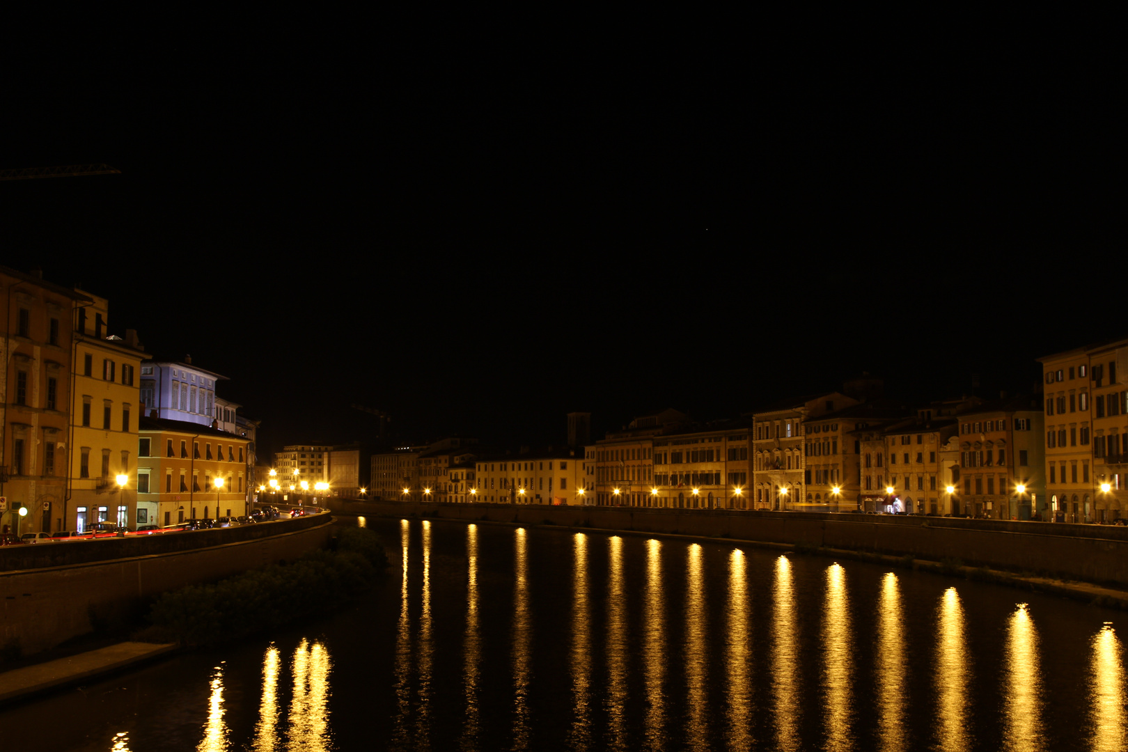 Der Arno durch Florenz