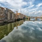 Der Arno in Florenz.....