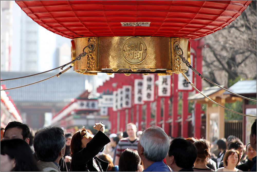 Der Asakusa-Tempel in Tokyo