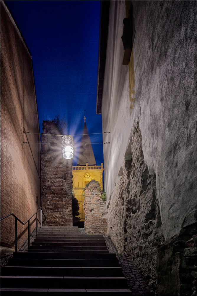 Der Aufgang zum Dom in Xanten