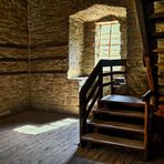 Der Aufstieg auf den 30 Meter hohen Turm Blankenstein