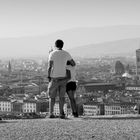 Der Aufstieg lohnt sich auch bei knapp 40°C :)San Miniato Al Monte/ Firenze