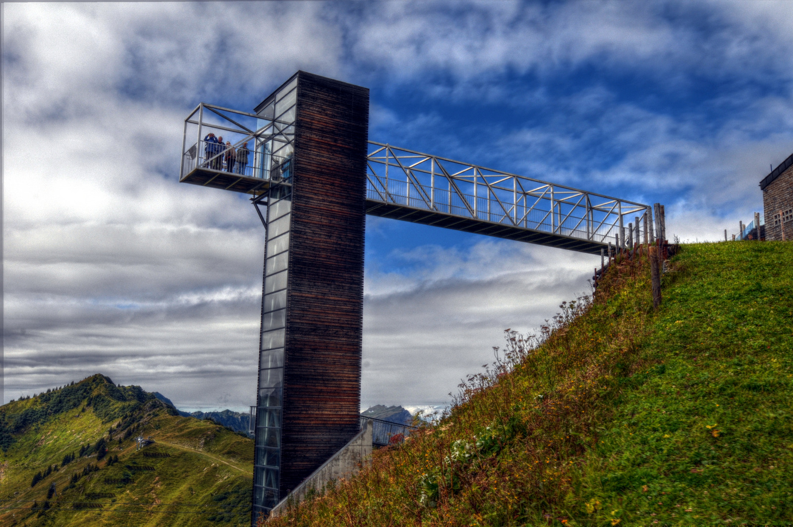 Der Aufzug am Berg