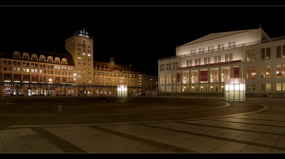 Der Augustusplatz...