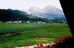 Der Ausblick aus dem Gasthof Kaspar