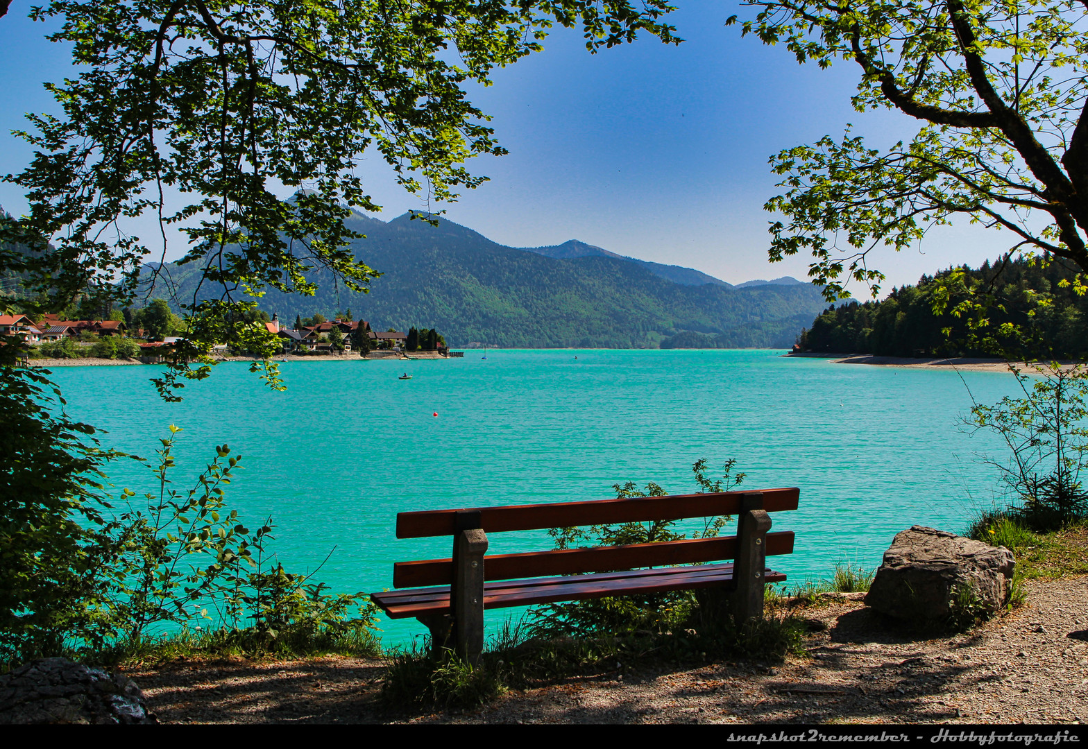 Der Ausblick -  bayrische Karibik Walchensee