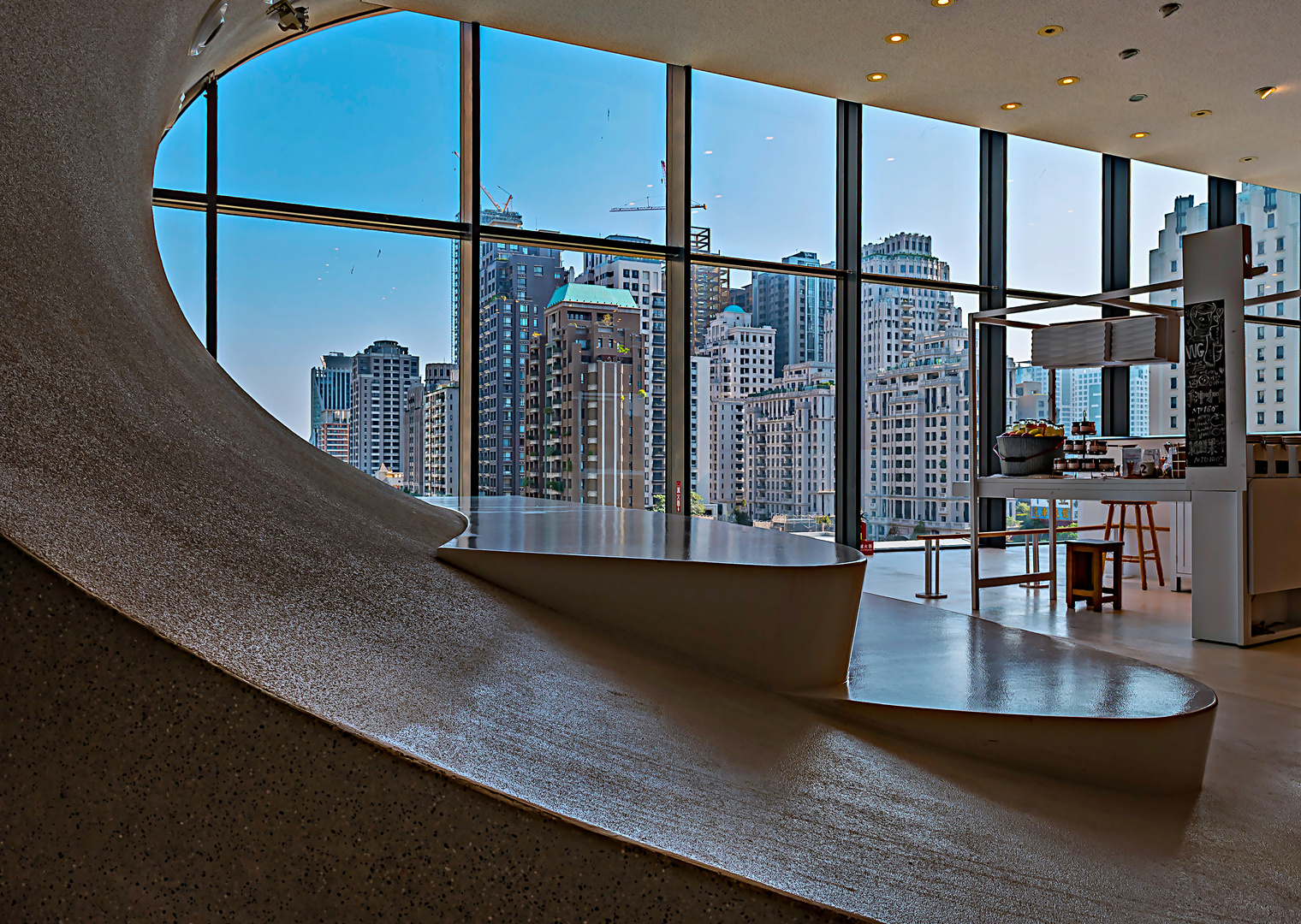 Der Ausblick-Taichung National Theater in Taiwan