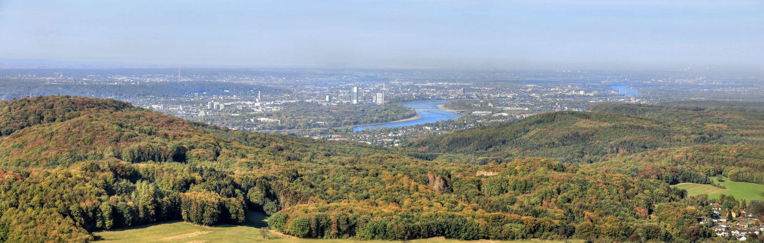 Der Ausblick vom Großen Ölberg...