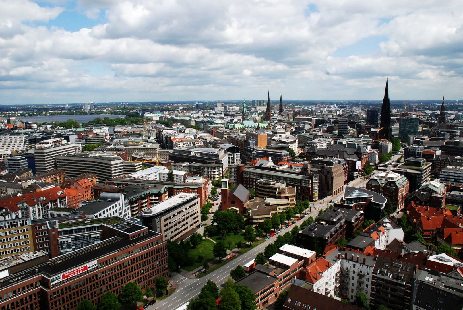 Der Ausblick vom Michel.