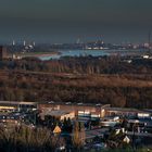 Der Ausblick von der Halde Rheinpreussen..