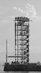 Der Aussichtsturm im Hafen von Friedrichshafen