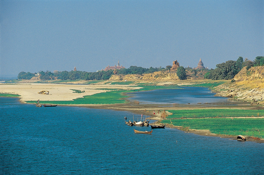 Der Ayeyarwady bei Pagan