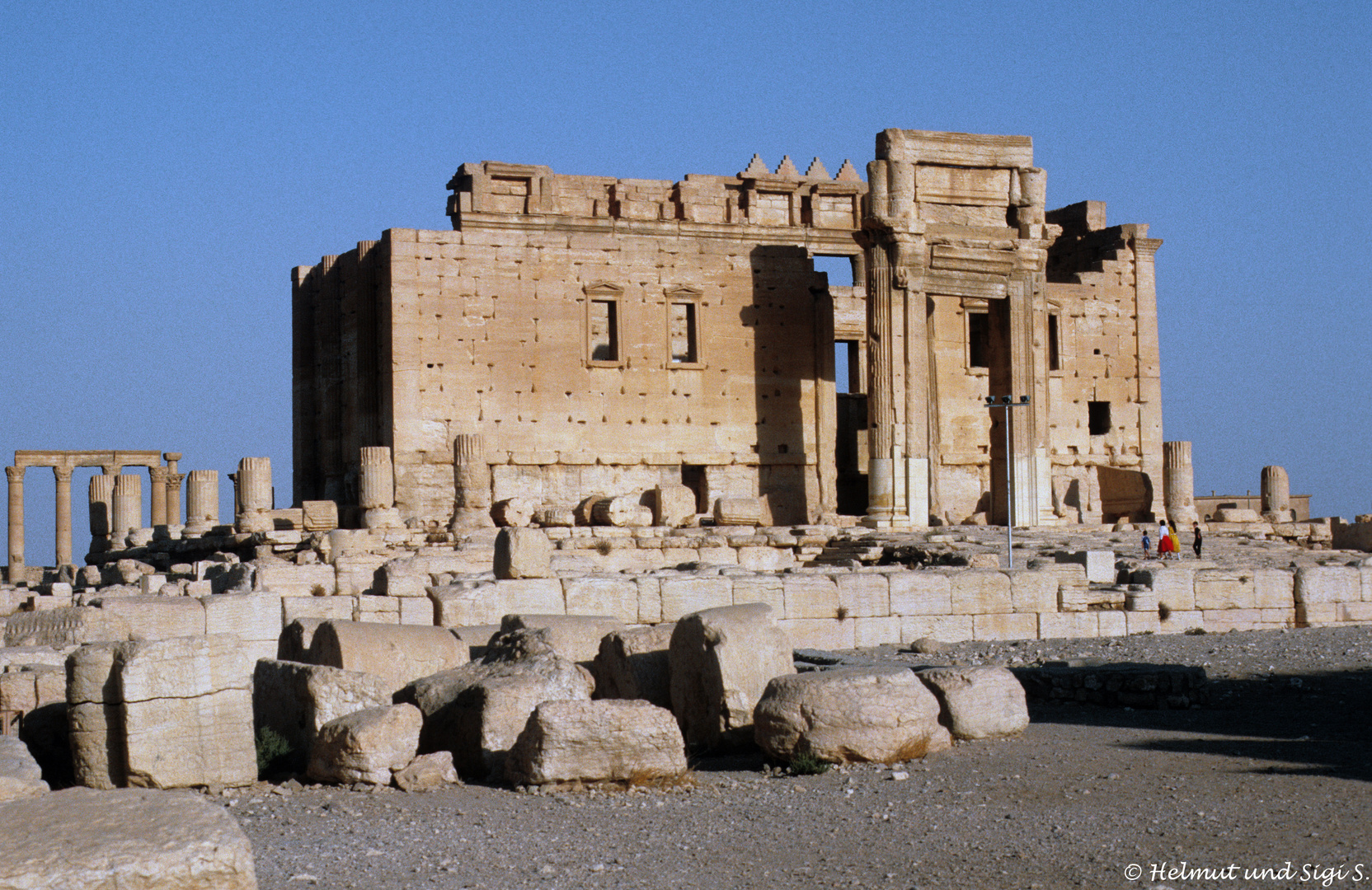 Der Baal-Tempel in Palmyra, Syrien