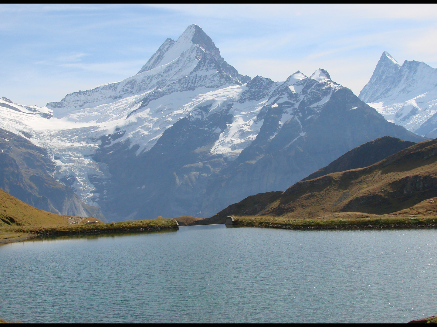 Der Bachalpsee im Berner Oberland im Sept .2010